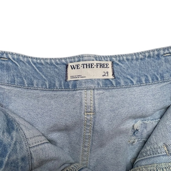 NEW Free People We The Free Major Leagues Mid Rise Cuffed Crop Jeans Size 29 - Picture 11 of 15